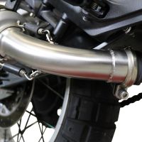 Scarico GPR compatibile con  Husqvarna Svartpilen 401 2018-2019, M3 Titanium Natural, Scarico omologato, silenziatore con db killer estraibile e raccordo specifico