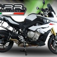 Scarico GPR compatibile con  Bmw S 1000 XR -M  2015-2016, Furore Nero, Scarico omologato, silenziatore con db killer estraibile e raccordo specifico
