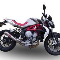 Scarico GPR compatibile con  Mv Agusta Brutale 800 2017-2020, Powercone Evo, Terminale di scarico omologato,fornito con db killer estraibile,catalizzatore e collettore