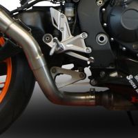 GPR exhaust compatible with  Honda Cbr 1000 Rr 2014-2016, M3 Black Titanium, Homologated legal slip-on exhaust including removable db killer and link pipe 