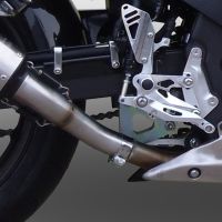 Scarico GPR compatibile con  Honda Cbr 500 R 2012-2016, Albus Ceramic, Scarico omologato, silenziatore con db killer estraibile e raccordo specifico