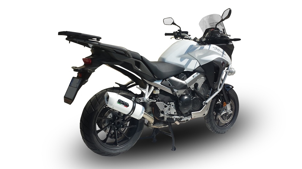 Scarico GPR compatibile con  Honda Crossrunner 800 Vfr 800 X 2017-2020, Albus Evo4, Scarico omologato, silenziatore con db killer estraibile e raccordo specifico
