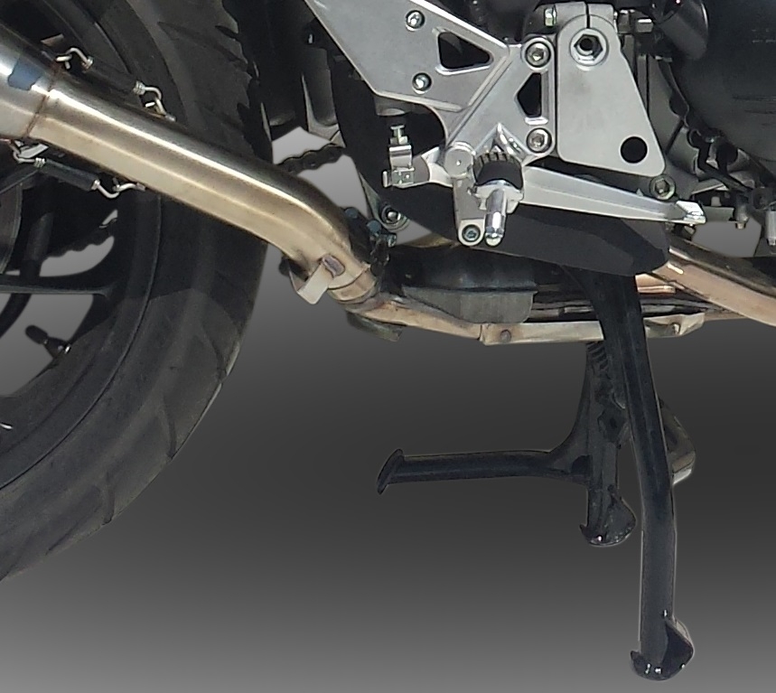 Scarico GPR compatibile con  Honda Vfr 800 X 2017-2020, Albus Evo4, Scarico omologato, silenziatore con db killer estraibile e raccordo specifico