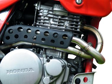 Scarico GPR compatibile con  Honda Dominator Nx 650  1988-2001, Decatalizzatore, Collettore tubo decatalizzatore