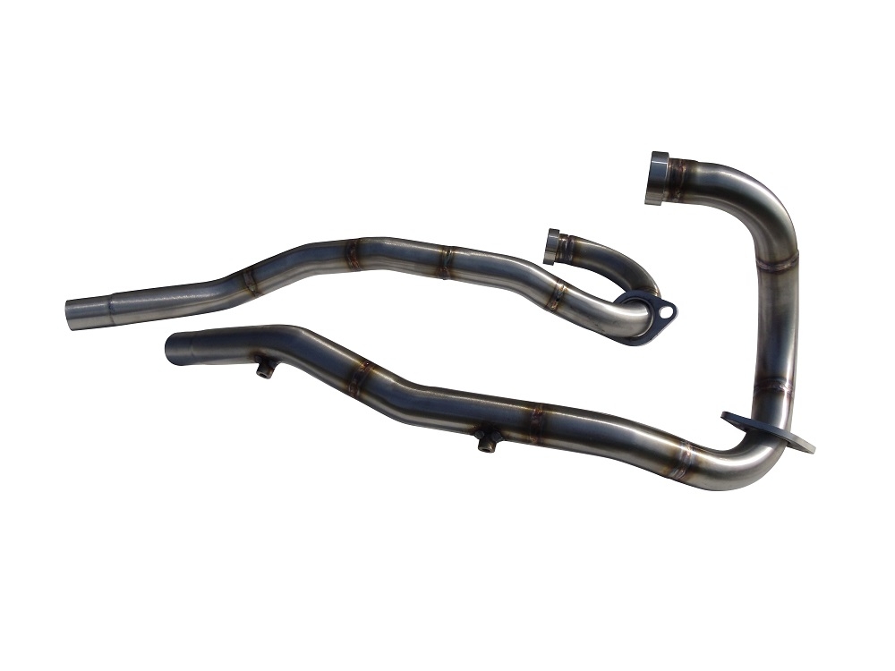 Scarico GPR compatibile con  Honda Dominator Nx 650  1988-2001, Decatalizzatore, Collettore tubo decatalizzatore