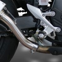 Scarico GPR compatibile con  Honda NX500 2024-2025, Albus Evo4, Scarico omologato, silenziatore con db killer estraibile e raccordo specifico