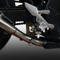 GPR exhaust compatible with  Honda Cb 500 X 2016-2018, Albus Evo4, Homologated legal slip-on exhaust including removable db killer and link pipe 