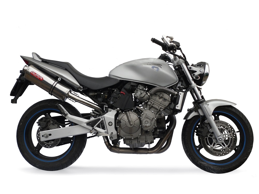 GPR exhaust compatible with  Honda Hornet Cb 600 F 2003-2006, Trioval, Homologated legal slip-on exhaust including removable db killer, link pipe and catalyst 