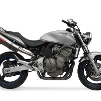 GPR exhaust compatible with  Honda Hornet Cb 600 F 2003-2006, Trioval, Homologated legal slip-on exhaust including removable db killer, link pipe and catalyst 