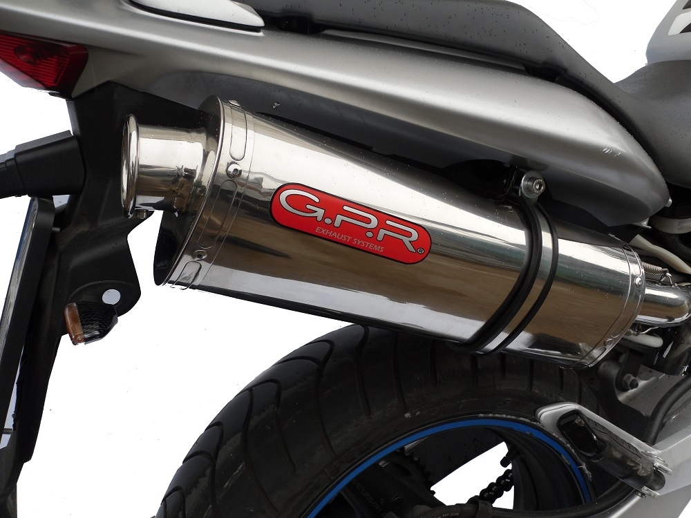GPR exhaust compatible with  Honda Hornet Cb 600 F 2003-2006, Trioval, Homologated legal slip-on exhaust including removable db killer, link pipe and catalyst 