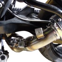 Scarico GPR compatibile con  Husqvarna Nuda 900 - Nuda 900 R 2012-2013, Albus Ceramic, Scarico omologato, silenziatore con db killer estraibile e raccordo specifico