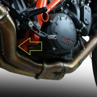 Scarico GPR compatibile con  Ktm Super Duke 1290 GT 2022-2024, Decatalizzatore, Collettore decatalizzore, applicazione racing