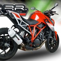 GPR exhaust compatible with  Ktm Super Duke 1290 GT 2022-2024, Albus Evo4, Homologated legal slip-on exhaust including removable db killer and link pipe 