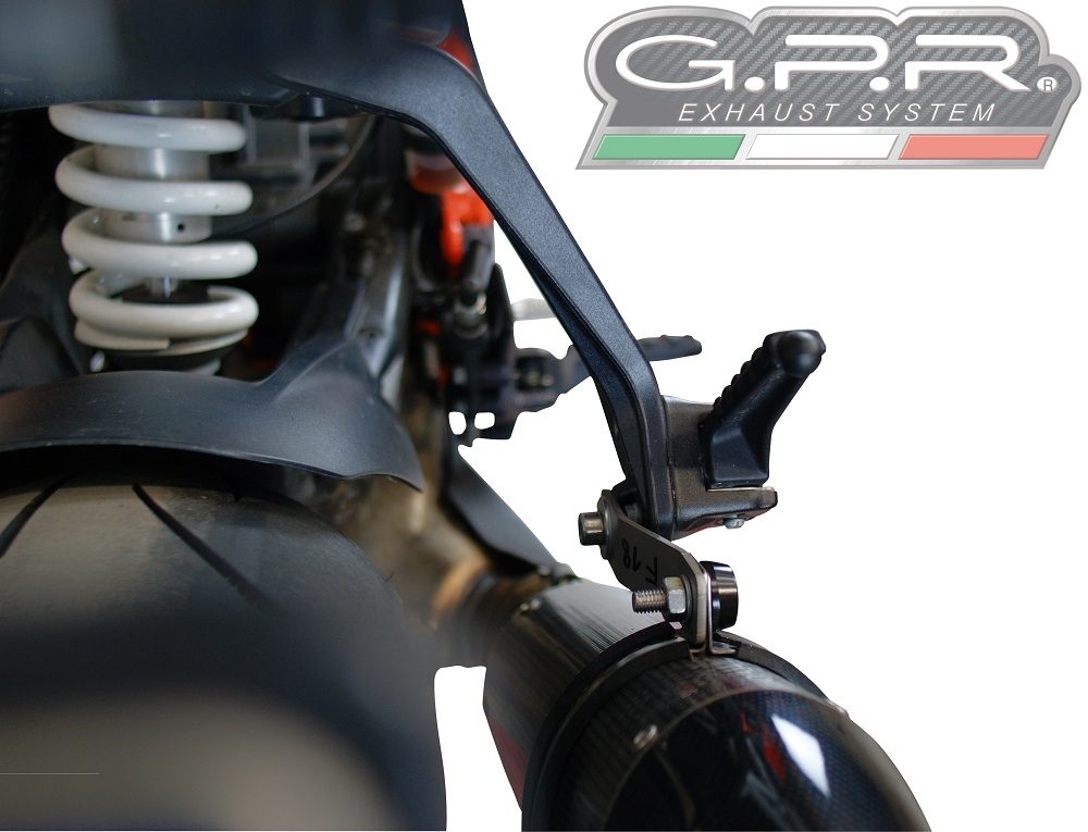 Scarico GPR compatibile con  Ktm Super Duke 1290 GT 2022-2024, M3 Inox , Scarico omologato, silenziatore con db killer estraibile e raccordo specifico