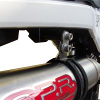 Scarico GPR compatibile con  Honda Msx - Grom 125  2018-2020, Deeptone Inox, Scarico completo racing,fornito con collettore specifico, non legale per uso stradale