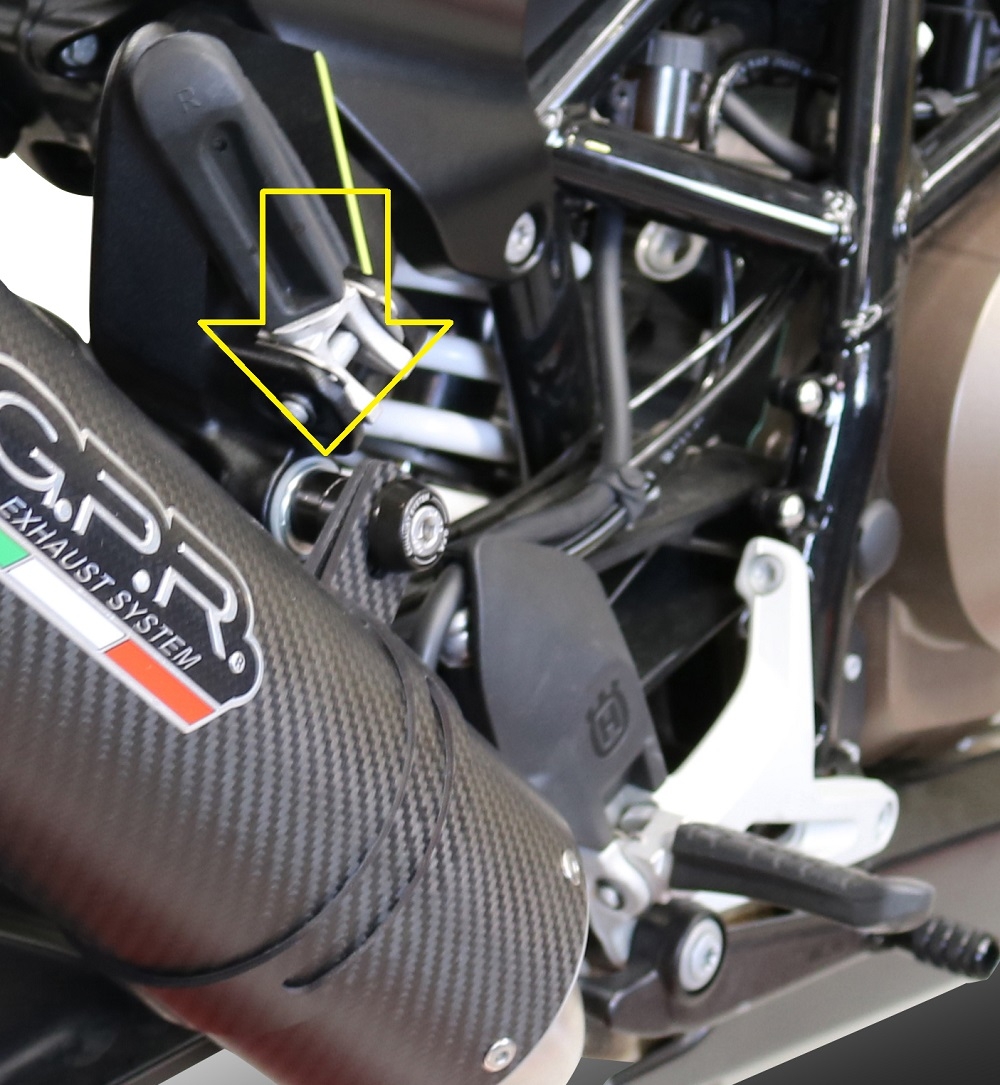 Scarico GPR compatibile con  Husqvarna Vitpilen 701 2018-2020, Decatalizzatore, Collettore decatalizzore, applicazione racing