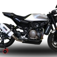 Scarico GPR compatibile con  Husqvarna Vitpilen 701 2018-2020, Albus Evo4, Scarico omologato, silenziatore con db killer estraibile e raccordo specifico