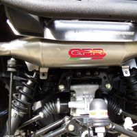 Scarico GPR compatibile con  Polaris Sportsman Xp 850 - Xp 850 Forest 2010-2014, Power Bomb, Scarico omologato, silenziatore con db killer estraibile e raccordo specifico