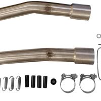 Scarico GPR compatibile con  Honda Vtr 1000 Sp-1 RC51  2000-2001, Furore Poppy, Coppia di terminali di scarico omologati, forniti con db killer removibili e raccordi specifici