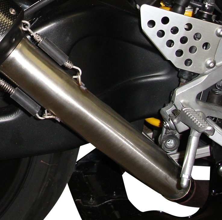 Scarico GPR compatibile con  Honda Vtr 1000 Sp-2 RC51  2002-2006, Trioval, Coppia di terminali di scarico omologati, forniti con db killer removibili e raccordi specifici