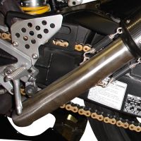 Scarico GPR compatibile con  Honda Vtr 1000 Sp-2 RC51  2002-2006, Trioval, Coppia di terminali di scarico omologati, forniti con db killer removibili e raccordi specifici