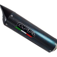 GPR exhaust compatible with  Triumph Daytona 675 2006-2008, Tiburon Poppy, Homologated legal slip-on exhaust including removable db killer and link pipe 