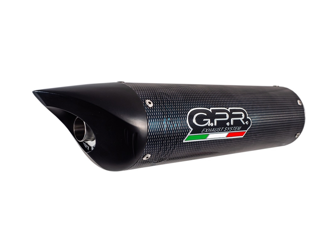 GPR exhaust compatible with  Honda Cbr 600 Rr  2003-2004, Tiburon Poppy, Homologated legal slip-on exhaust including removable db killer, link pipe and catalyst 