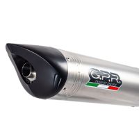 GPR exhaust compatible with  Honda Cbr 600 Rr  2005-2006, Tiburon Titanium, Homologated legal slip-on exhaust including removable db killer and link pipe 