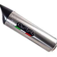 GPR exhaust compatible with  Honda Cbr 600 Rr  2005-2006, Tiburon Titanium, Homologated legal slip-on exhaust including removable db killer and link pipe 