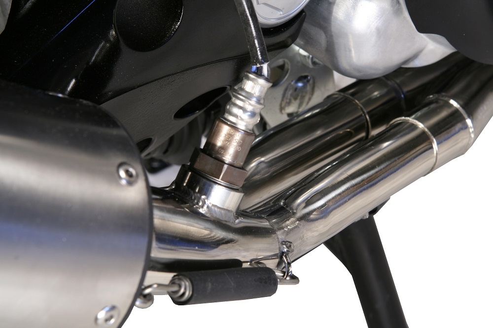 GPR exhaust compatible with  Yamaha T-Max 500 2001-2011, Satinox , Homologated legal full system exhaust, including removable db killer 