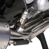 GPR exhaust compatible with  Yamaha T-Max 500 2001-2011, Satinox , Homologated legal full system exhaust, including removable db killer 