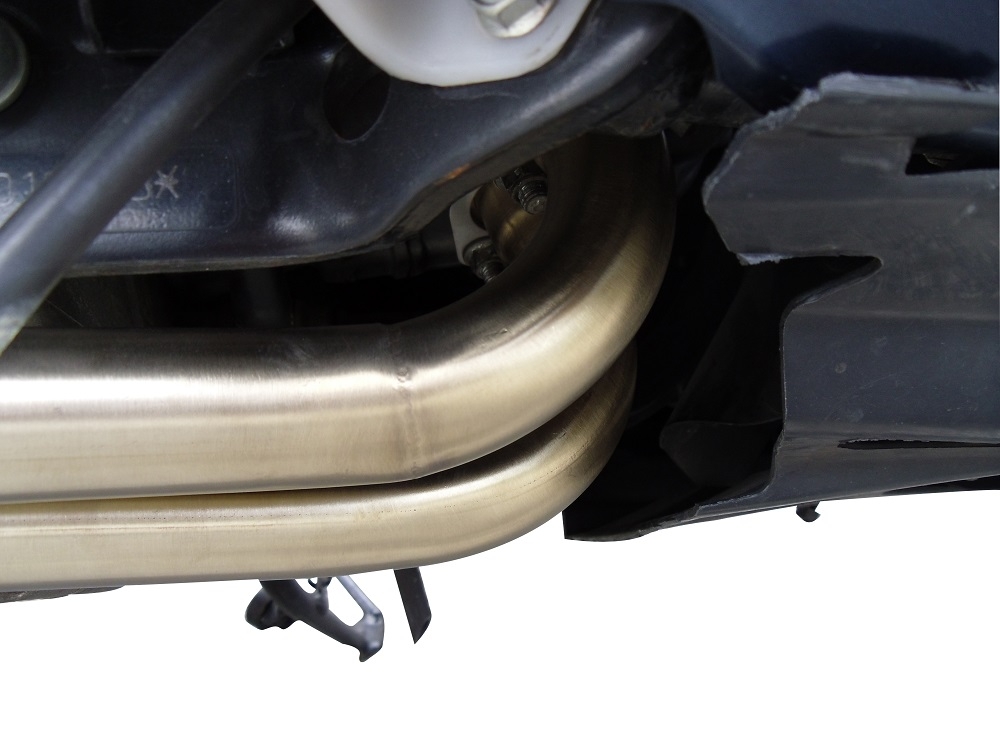 GPR exhaust compatible with  Yamaha T-Max 500 2001-2011, Satinox , Homologated legal full system exhaust, including removable db killer 