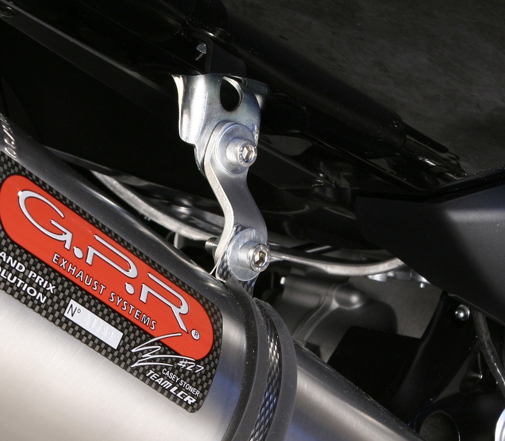 GPR exhaust compatible with  Yamaha T-Max 500 2001-2011, Satinox , Homologated legal full system exhaust, including removable db killer 
