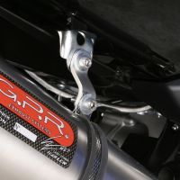GPR exhaust compatible with  Yamaha T-Max 500 2001-2011, Satinox , Homologated legal full system exhaust, including removable db killer 