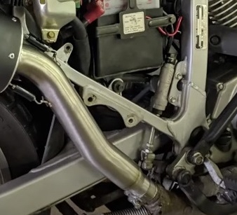 GPR exhaust compatible with  Honda Transalp Xl 600 V 1996-1999, Satinox , Homologated legal slip-on exhaust including removable db killer and link pipe 