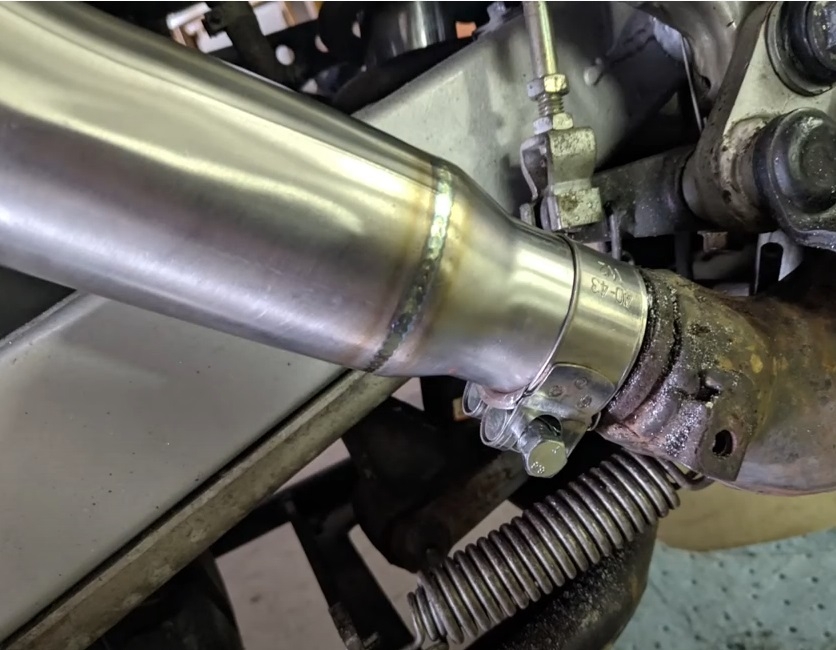 GPR exhaust compatible with  Honda Transalp Xl 600 V 1996-1999, Satinox , Homologated legal slip-on exhaust including removable db killer and link pipe 