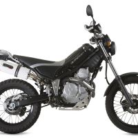 GPR exhaust compatible with  Yamaha Tricker 250 2005-2008, Albus Ceramic, Homologated legal slip-on exhaust including removable db killer and link pipe 