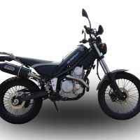 Scarico GPR compatibile con  Yamaha Tricker 250 2005-2008, Furore Poppy, Scarico omologato, silenziatore con db killer estraibile e raccordo specifico