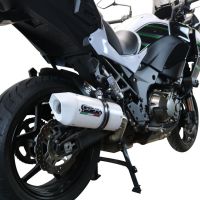 Scarico GPR compatibile con  Kawasaki Versys 1000 I.E. 2019-2020, Albus Evo4, Scarico omologato, silenziatore con db killer estraibile e raccordo specifico