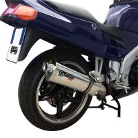 GPR exhaust compatible with  Honda Vfr 750 F 1994-1997, Trioval, Homologated legal slip-on exhaust including removable db killer and link pipe 