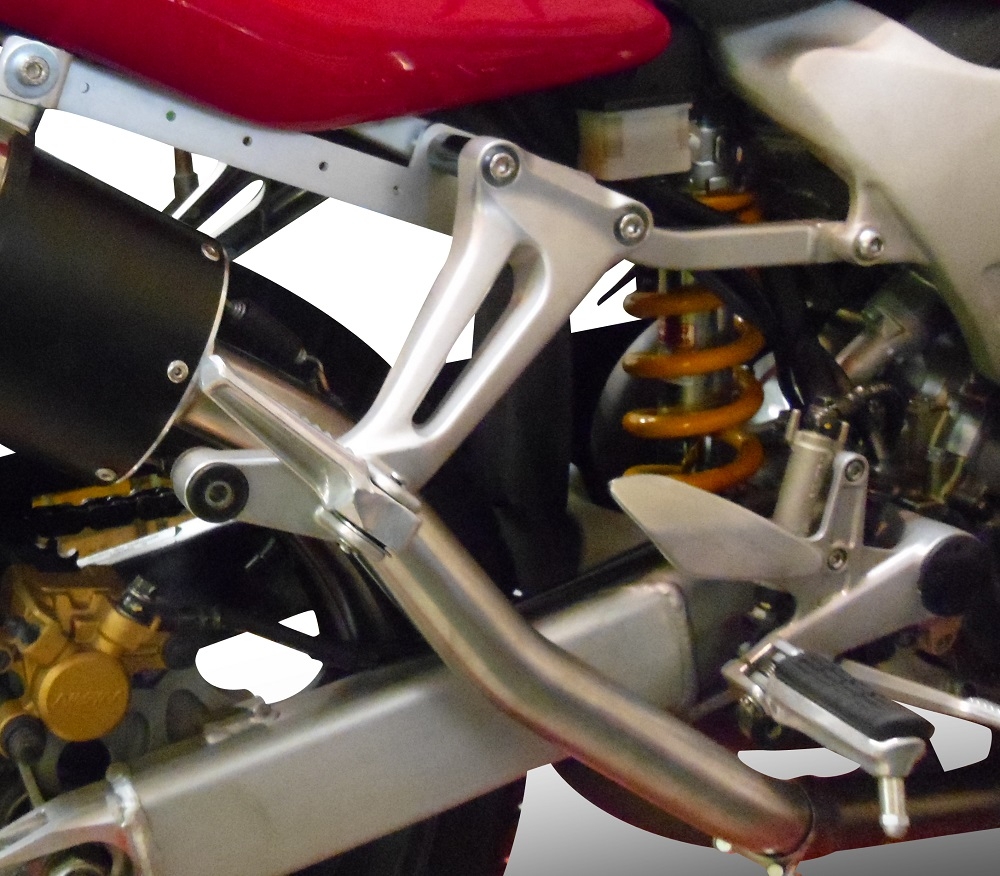Scarico GPR compatibile con  Honda Vtr 1000 F Firestorm  1997-2007, M3 Poppy , Coppia di terminali di scarico omologati, forniti con db killer removibili e raccordi specifici
