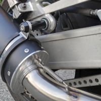 GPR exhaust compatible with  Yamaha Xjr 1200 1995-1997, Furore Nero, Dual Homologated legal slip-on exhaust including removable db killers and link pipes 