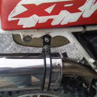 Scarico GPR compatibile con  Honda Xr 600 R  1988-1998, Furore Nero, Scarico omologato, silenziatore con db killer estraibile e raccordo specifico