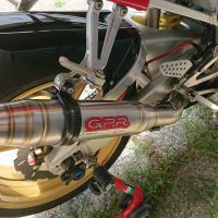 Scarico GPR compatibile con  Yamaha Yzf 1000 R1  1998-2001, Deeptone Inox, Scarico omologato, silenziatore con db killer estraibile e raccordo specifico