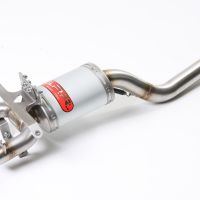 GPR exhaust compatible with  Yamaha Fz6 600-Fazer S1-S2  2004-2013, Alluminio Ghost, Homologated legal slip-on exhaust including removable db killer and link pipe 
