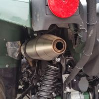 GPR exhaust compatible with  Yamaha Kodiak 700 2016-2024, Deeptone Atv, Homologated legal slip-on exhaust including removable db killer and link pipe 