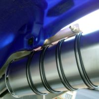 Scarico GPR compatibile con  Yamaha Yz 400 F 1998-1999, Trioval, Scarico omologato, silenziatore con db killer estraibile e raccordo specifico