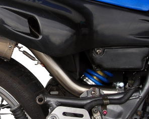 GPR exhaust compatible with  Yamaha Xt 600 - E - K 1985-2002, Trioval, Homologated legal slip-on exhaust including removable db killer and link pipe 