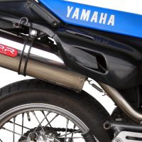 GPR exhaust compatible with  Yamaha Xt 600 - E - K 1985-2002, Trioval, Homologated legal slip-on exhaust including removable db killer and link pipe 