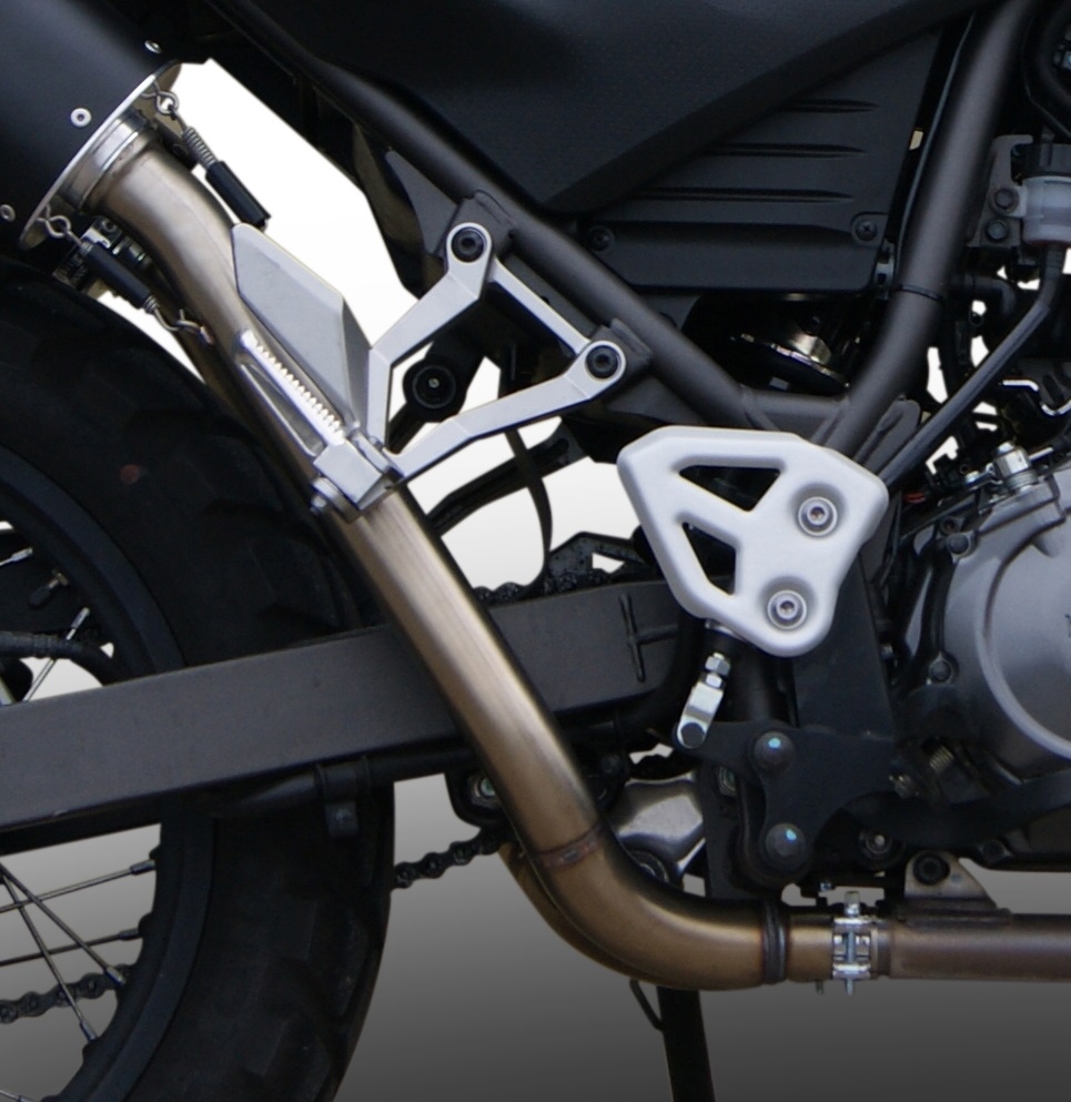 GPR exhaust compatible with  Yamaha Xt 660 X-R  2004-2014, Trioval, Dual Homologated legal slip-on exhaust including removable db killers and link pipes 